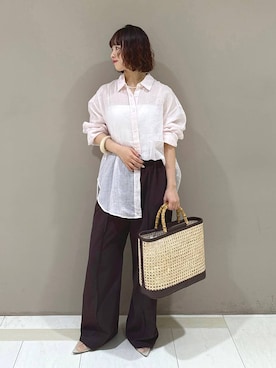 「BABYLONE（バビロン）のアイテム（バッグ）」を使った、babyloneyaeさん（レディース・157cm）の春コーディネート