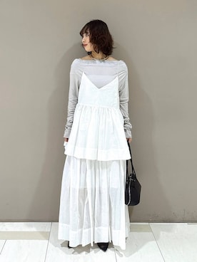 「BABYLONE（バビロン）のアイテム」を使った、babyloneyaeさん（レディース・157cm）の春コーディネート