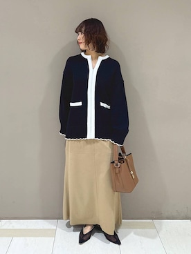 babyloneyaeさん（レディース・157cm）の冬コーディネート