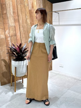 「アイテム（スカート）」を使った、babyloneyaeさん（レディース・157cm・20代）の春コーディネート