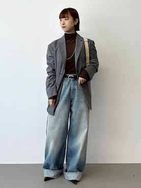 「BRIE LEON（ブリーレオン）のアイテム」を使った、babyloneyaeさん（レディース・157cm）の秋コーディネート