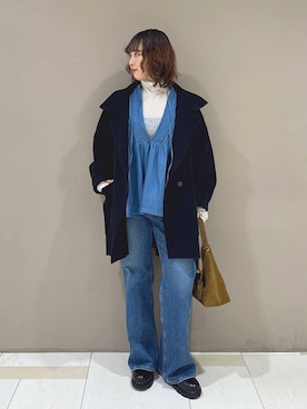 babyloneyaeさん（レディース・157cm）の冬コーディネート