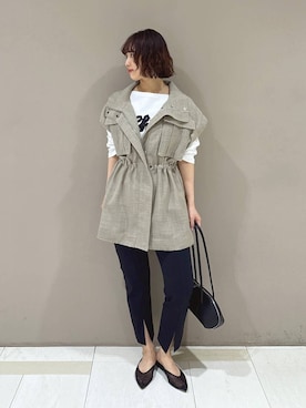 「ADD CULUMN（アドカラム）のアイテム」を使った、babyloneyaeさん（レディース・157cm）の春コーディネート