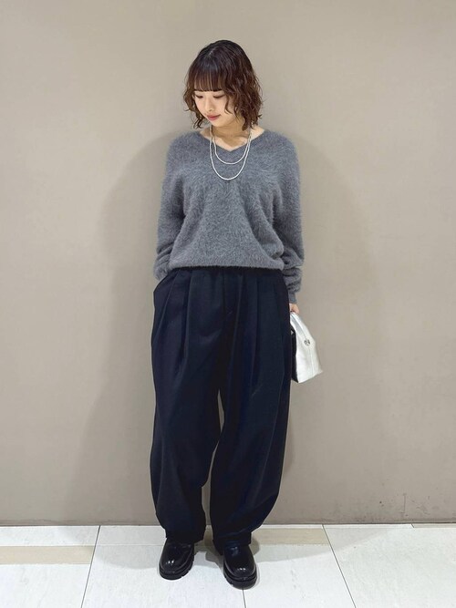 BABYLONE FOXカシミア2WAYプルオーバー 【公式通販】