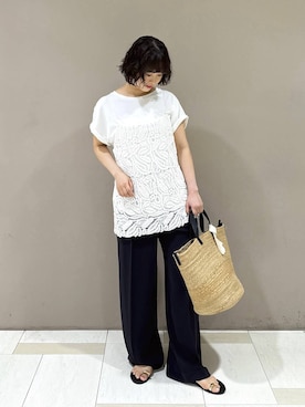 「BABYLONE（バビロン）のアイテム」を使った、babyloneyaeさん（レディース・157cm）の夏コーディネート