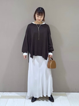 「アイテム（ハンドバッグ）」を使った、babyloneyaeさん（レディース・157cm・20代）の秋コーディネート