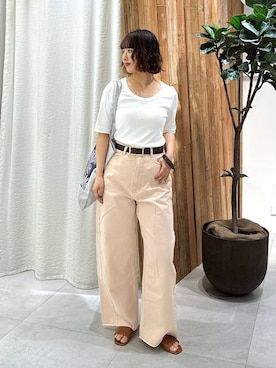 「BABYLONE（バビロン）のアイテム」を使った、babyloneyaeさん（レディース・157cm）の春コーディネート