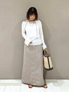 「BABYLONE（バビロン）のアイテム（バッグ）」を使った、babyloneyaeさん（レディース・157cm）の春コーディネート