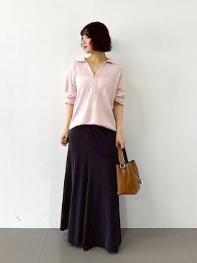 「AULENTTI（オウレンティ）のアイテム」を使った、babyloneyaeさん（レディース・157cm）の春コーディネート