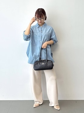 「AIM（エイム）のアイテム」を使った、babyloneyaeさん（レディース・157cm）の夏コーディネート