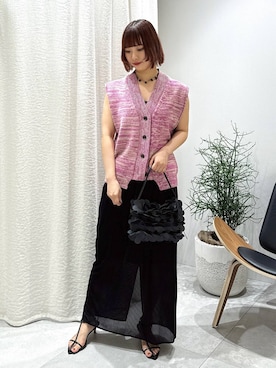 「アイテム（ベスト）」を使った、babyloneyaeさん（レディース・157cm・20代）の夏コーディネート