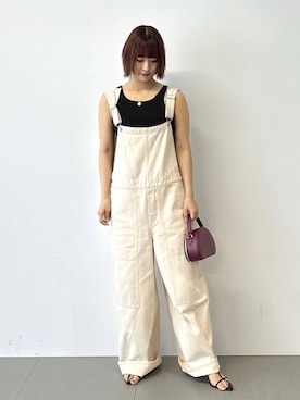 「アイテム（オールインワン・サロペット）」を使った、babyloneyaeさん（レディース・157cm・20代）の夏コーディネート