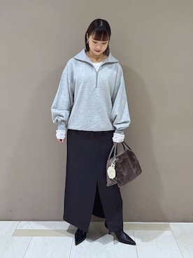 「アイテム（チャーム）」を使った、babyloneyaeさん（レディース・157cm・20代）の秋コーディネート