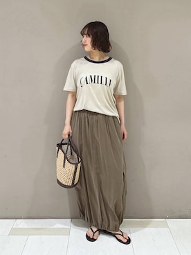 「BABYLONE（バビロン）のアイテム」を使った、babyloneyaeさん（レディース・157cm）の夏コーディネート
