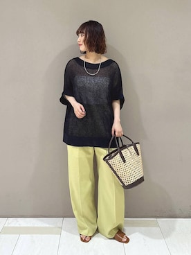 「リラックス」｜babyloneyaeさん（レディース・157cm）の春コーディネート