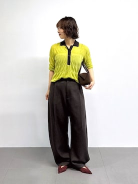 「HENRI EN VARGO（ヘンリエンヴァーゴ）のアイテム」を使った、babyloneyaeさん（レディース・157cm）の秋コーディネート