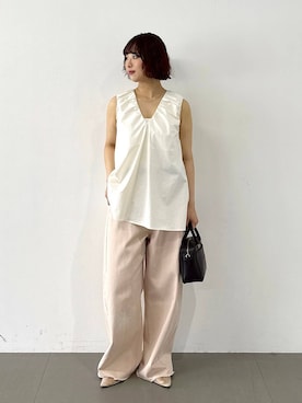 「CORSO ROMA，9（コルソローマ）のアイテム」を使った、babyloneyaeさん（レディース・157cm）の春コーディネート