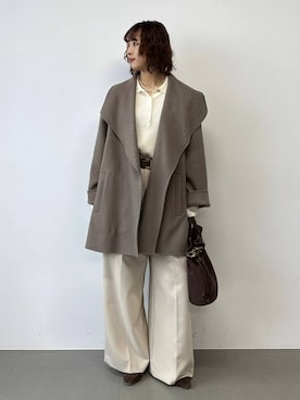 「アイテム（ピーコート）」を使った、babyloneyaeさん（レディース・157cm・20代）の秋コーディネート