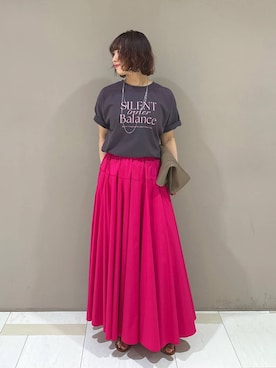 「BABYLONE（バビロン）のアイテム」を使った、babyloneyaeさん（レディース・157cm）の春コーディネート