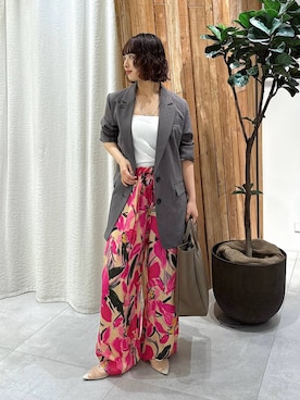 「BABYLONE（バビロン）のアイテム（ジャケット/アウター）」を使った、babyloneyaeさん（レディース・157cm）の春コーディネート