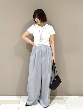 「ADD CULUMN（アドカラム）のアイテム」を使った、babyloneyaeさん（レディース・157cm）の春コーディネート