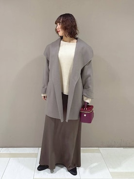 「アイテム（ピーコート）」を使った、babyloneyaeさん（レディース・157cm・20代）の冬コーディネート