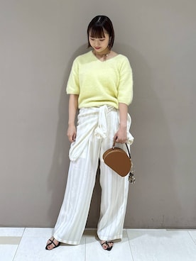 「アイテム（ニット/セーター）」を使った、babyloneyaeさん（レディース・157cm・20代）の秋コーディネート