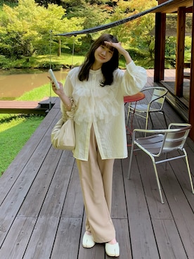 「アイテム（生活家電）」を使った、misuzuさん（レディース・160cm）の夏コーディネート