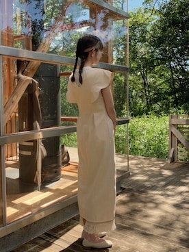 「アイテム（ジャケット/アウター）」を使った、misuzuさん（レディース・161cm）の夏コーディネート