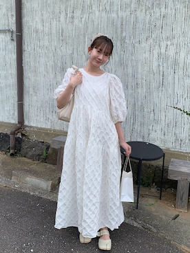 「キレイめコーデ」｜「アイテム（サンダル）」を使った、misuzuさん（レディース・160cm）の夏コーディネート