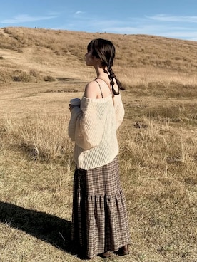 「ロングスカート」｜misuzuさん（レディース・160cm）の夏コーディネート
