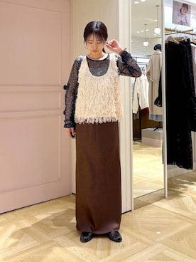 もりこさん（レディース・164cm）の春コーディネート