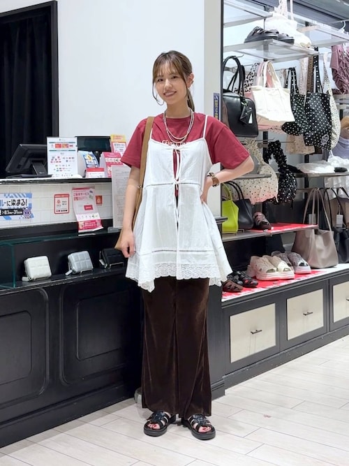 LOWRYSFARM 2WAYコットンレースミニワンピース LOWRYS FARM｜2WAYコットンレースミニワンピース | Rakuten