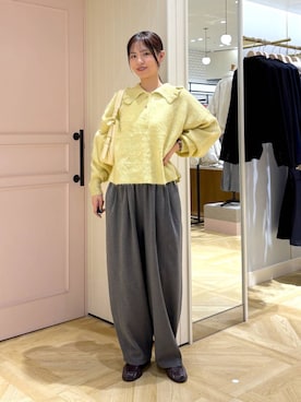「LOWRYS FARM（ローリーズファーム）のアイテム（ハンドバッグ）」を使った、もりこさん（レディース・164cm）の秋コーディネート