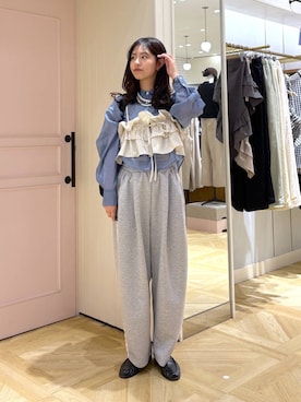 もりこさん（レディース・164cm）の春コーディネート