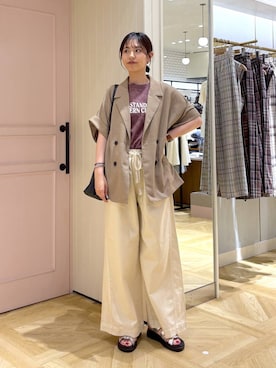もりこさん(レディース・164cm)の夏コーディネート