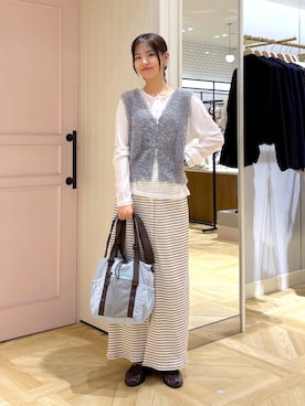 もりこさん（レディース・164cm）の秋コーディネート