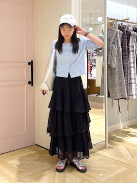 もりこさん(レディース・164cm)の夏コーディネート