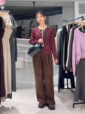 もりこさん（レディース・164cm）の秋コーディネート