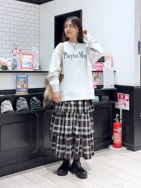 もりこさん（レディース・164cm）の秋コーディネート