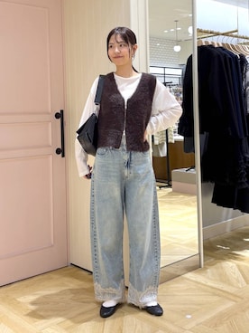 「ローリーズスタイル_LOWRYS FARM」｜もりこさん（レディース・164cm）の秋コーディネート