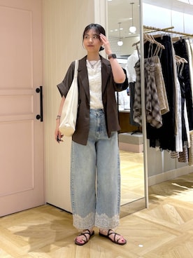 もりこさん（レディース・164cm）の夏コーディネート