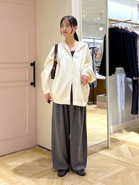 「LOWRYS FARM（ローリーズファーム）のアイテム（ハンドバッグ）」を使った、もりこさん（レディース・164cm）の秋コーディネート