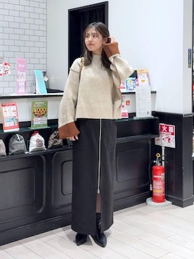 もりこさん（レディース・164cm）の冬コーディネート