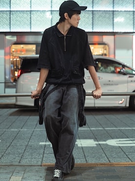 「アイテム（帽子）」を使った、5taisei0055さん（メンズ・185cm）の秋コーディネート