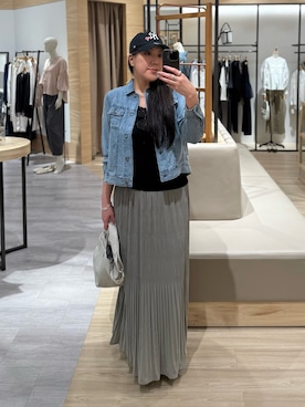 ウッチーさん（レディース・170cm）の春コーディネート