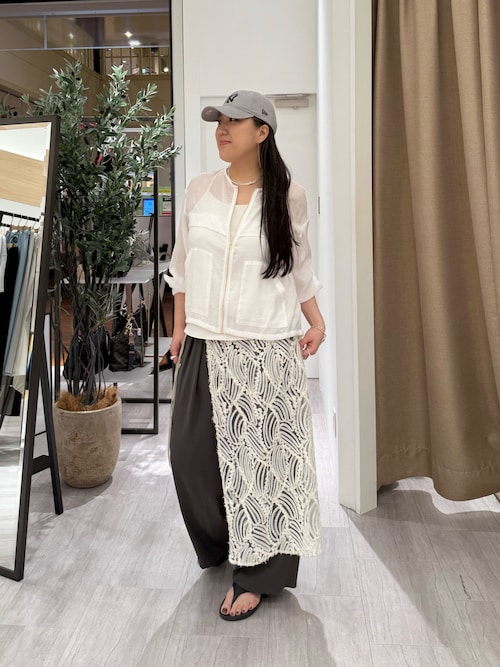 Jena espace merveilleux シアーパーカーブルゾン ブラック 夏でも快適】シアーパーカーブルゾン | Jena espace merveilleux