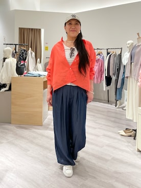 ウッチーさん（レディース・170cm）の春コーディネート