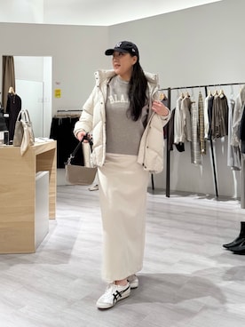 「高身長女子」｜ウッチーさん（レディース・170cm）の冬コーディネート