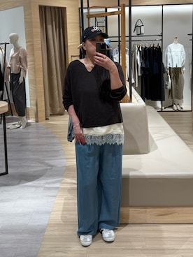 ウッチーさん（レディース・170cm）の春コーディネート